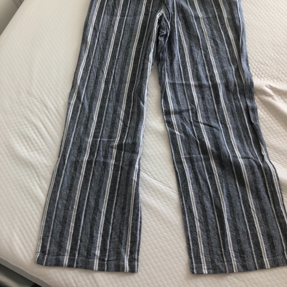 Stripe Stretch Flare Pant